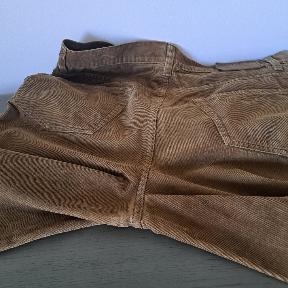 Banana Republic Made in Italy Vintage Jeans Brown Cotton Corduroy Pants Men 36R - Picture 15 of 16